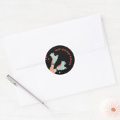 Autocollant d'anniversaire Retro Roller (Enveloppe)