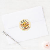 Autocollant d'anniversaire Stay Groovy (Enveloppe)