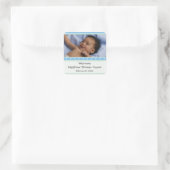 Autocollant d'annonce de naissance de garçon (Sac)