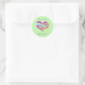 Autocollant Dans le Flux de l'Amour (Sac)