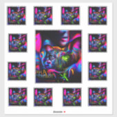 Autocollant d'anthrophobie (Feuille)