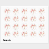 Autocollant d'aquarelle Cherry Blossom (Feuille)