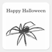 Autocollant d'araignée Halloween (Devant)