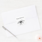 Autocollant d'araignée Halloween (Enveloppe)