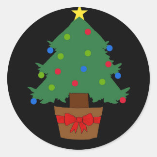 Autocollant d'arbre de Noël