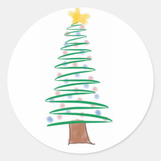 autocollant d'arbre de Noël