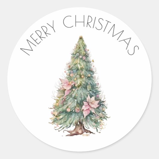 Autocollant d'arbre de Noël fée (Devant)