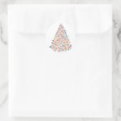 Autocollant d'arbre de Noël multicolore (Sac)