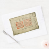 Autocollant d'argent de dynastie de Ming - XVIème (Enveloppe)