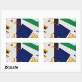 Autocollant d'art Abstrait Kazimir Malevich (Feuille)