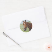 Autocollant d'art Cheval Quarter (Enveloppe)