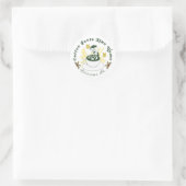 Autocollant d'art de latte 'Le café, c'est comme c (Sac)