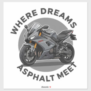 Autocollant d'art de moto à deux roues