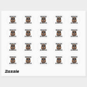 Autocollant d'art du boss final Capybara (Feuille)