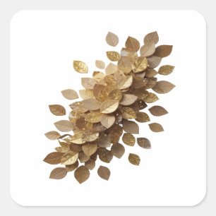 Autocollant d'art en feuilles d'or pelables GOLDEN