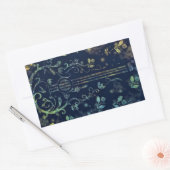 Autocollant d'art guitare aux fleurs (Enveloppe)