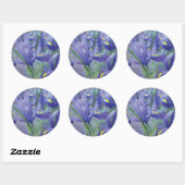 Autocollant d'art Iris Bouquet (Feuille)