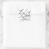 Autocollant d'art moderne (Sac)