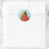 Autocollant d'art populaire Kitty Cat (Sac)