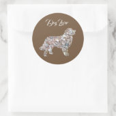 Autocollant d'art pour chien du Labrador (Sac)