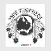 Autocollant d'art tribal Personnaliser Décalcomani (Feuille)