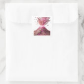 Autocollant d'artisanat abstrait argent dynamique (Sac)
