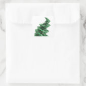Autocollant d'artisanat abstrait vert frais (Sac)