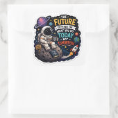 Autocollant d'astronaute motivant  (Sac)