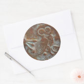 Autocollant d'Athens Owl (Enveloppe)