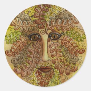 Autocollant d'automne de Greenman
