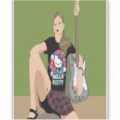 Autocollant d'autoportrait (Devant)