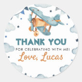 Autocollant d'avion vintage Étiquettes (Devant)