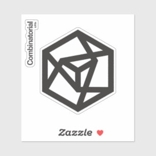 autocollant de 2 pièces de la Combinatorial Ltd.