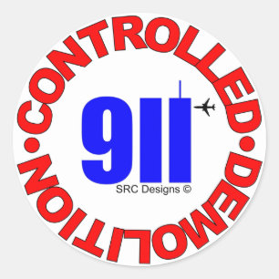 AUTOCOLLANT DE 911 CONSPIRATIONS