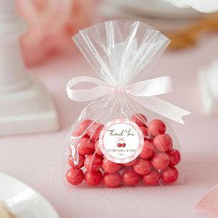 Autocollant de baby shower Cherry Sweet