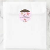 Autocollant de Baby Shower Chic Clothesline (Sac)