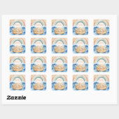 Autocollant de Baby Shower de l'Arche de Noé pour (Feuille)
