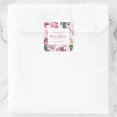 Autocollant de Baby Shower Tropical (Sac)