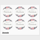 Autocollant de Bachelorette Floral Rose Peony (Feuille)