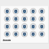 Autocollant de badge de police (Feuille)