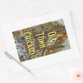 Autocollant de bagage pour Vintage voyage Old Town (Enveloppe)