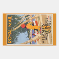 Autocollant de bagage vintage rétro