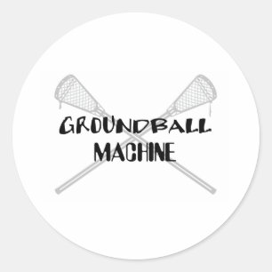 Autocollant de balle de fond Lacrosse Smack LAX