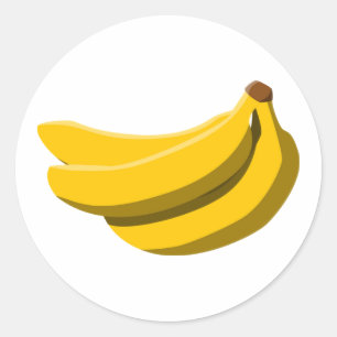 autocollant de banane