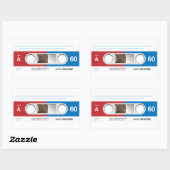 Autocollant de bande de cassette (Feuille)