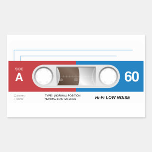 Autocollant de bande de cassette