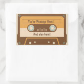 Autocollant de bande de la cassette de message per (Sac)