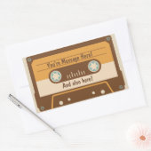 Autocollant de bande de la cassette de message per (Enveloppe)