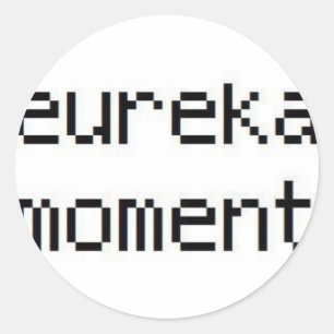 Autocollant de bande de moment d'Eureka