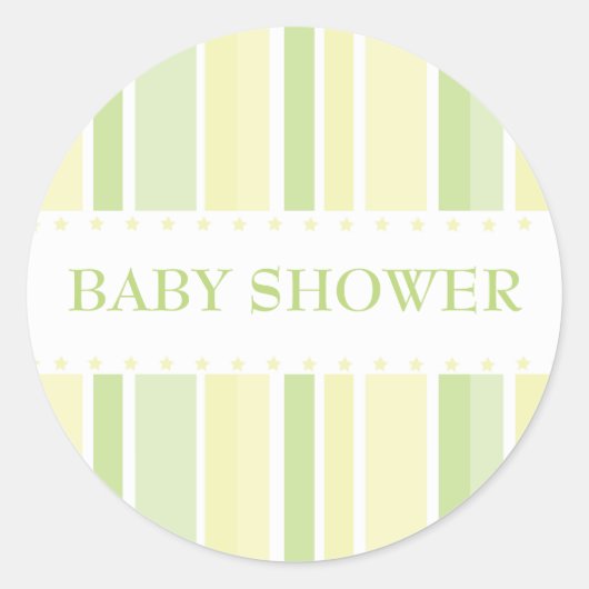 Autocollant de bannière étoilée (vert jaunâtre) (Devant)